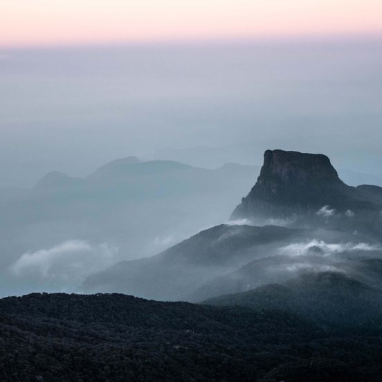 Sri Lanka Berglandschaft