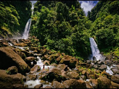 Trafalgar Wasserfälle - Guadeloupe & Dominica Highlights