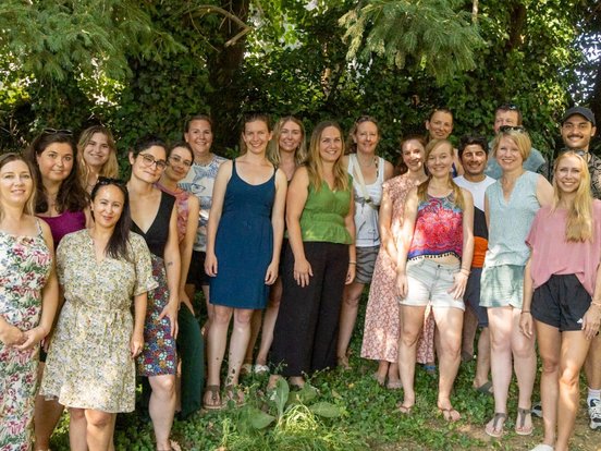 Team travel-to-nature und birdingtours beim Sommerfest