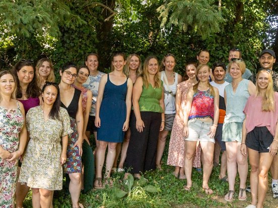 Team travel-to-nature und birdingtours beim Sommerfest