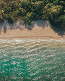 Strand in Guanacaste von oben