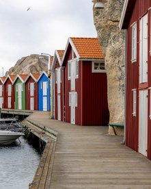 Bunte Fischerhäuschen Smoegen