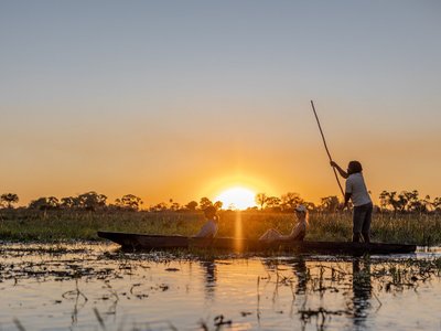 Fluss Safari Kanu Okavango Delta - Botswana Highlights
