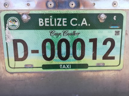 KFZ Zeichen belize