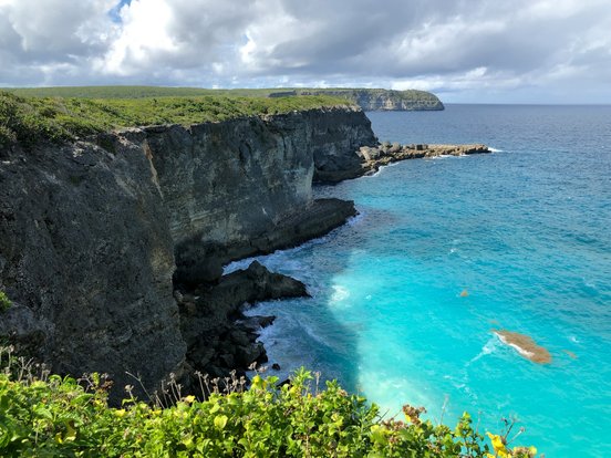 Türkisblaues Wasser vor Guadeloupe