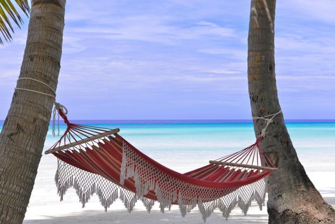Guatemala Reise - Hängematte am Strand von Belize