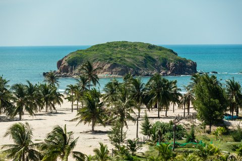 Vietnam Rundreise 2 Wochen - tropischer Strand mit Palmen