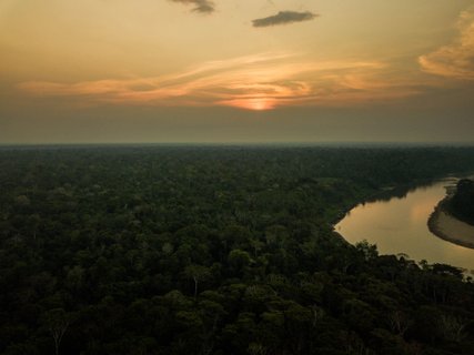 Manu Nationalpark - Amazonas von Oben