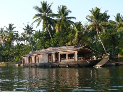 Südindien Rundreise - Hausboot in Keralas Backwaters