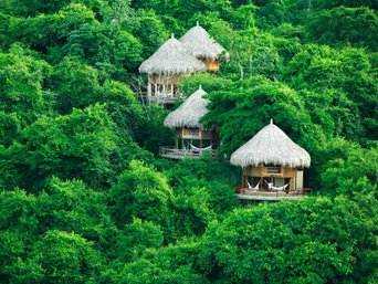Eco Cab Hütten im Tayrona Nationalpark im Dschungel