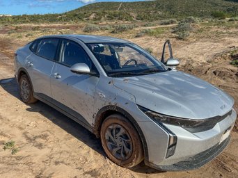 auto am strand in baja california
