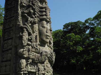 Guatemala Rundreise - Copan Stele
