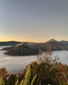 Wolkenmeer um Vulkan Mount Bromo - Indonesien Individualreise
