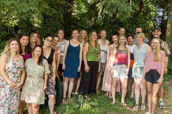 Team travel-to-nature und birdingtours beim Sommerfest