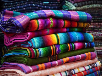 Guatemala Reise - Stoffe Maya