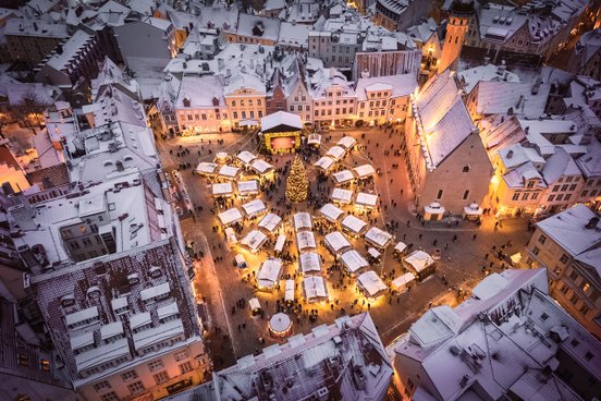 Weihnachtsmarkt in Tallinn