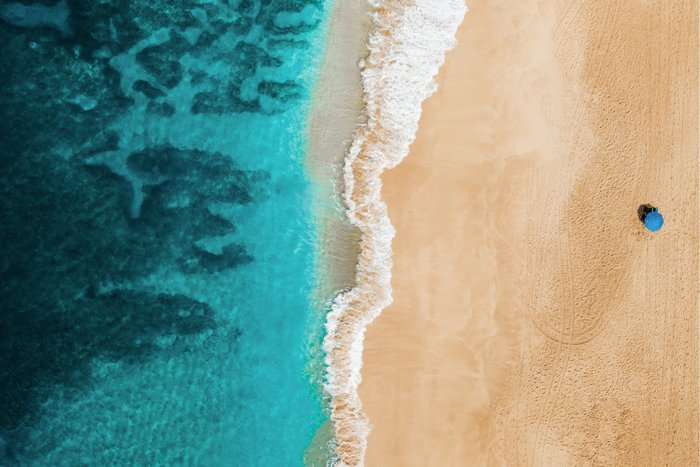 Strand und  Meer von oben - Panama Highlights