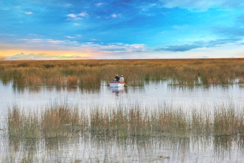Peru Gruppenreise - MIt dem Boot auf dem Titicacasee