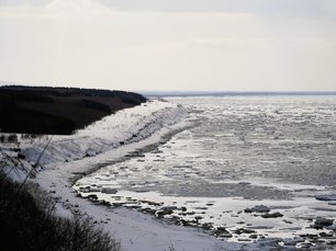Meer voll Drifteis - Landschaftsaufnahme