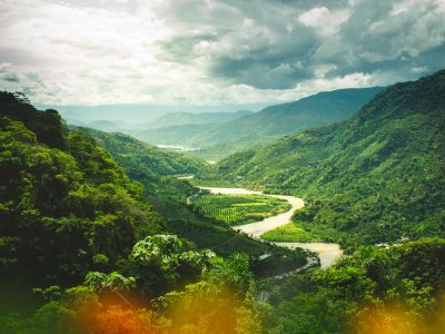 La Merced, Peru Blick ins Tal