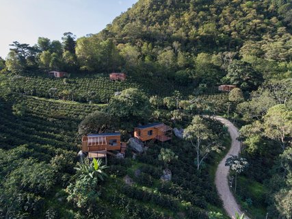 kolumbien selbstfahrer - Bergstraße von oben