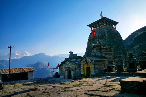 Beautiful scenic landscape of chopta / Tungnath, uttarakhand, india.