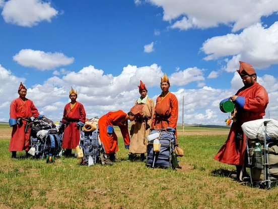 Buddhistische Mönche