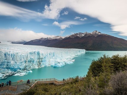 Patagonien Gruppenreise - Aussichtsplattformen am Perito Moreno Gletscher