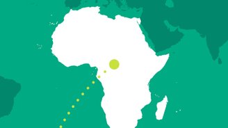 Karte von Afrika