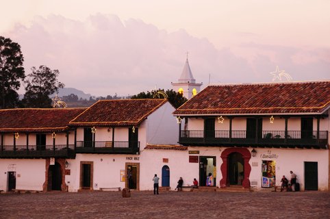 Plaza Villa de Leyva - Kolumbien Rundreise 2 Wochen