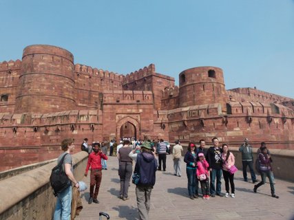 Nordindien Rundreise - das Rote Fort in Delhi