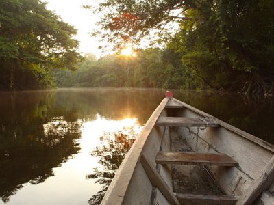 Boot auf Amazonas - Kolumbien Highlights