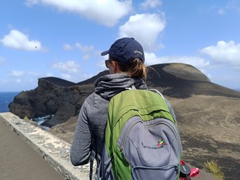 travel-to-nature Rucksack auf den Azoren