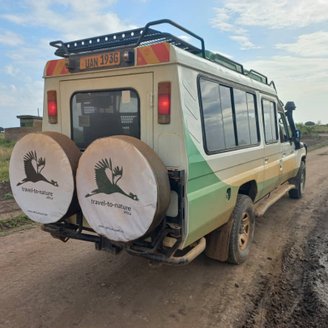 Safari Jeep - auf Uganda Reisen