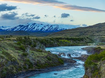 Wasserfall Torres del Paine