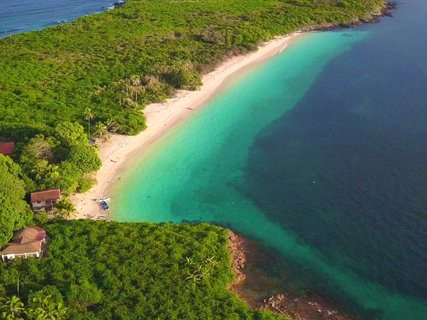 costa rica und panama rundreise - Traumstrand von oben