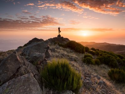 Madeira Riesne - Pico, Sonnenaufgang, Berge