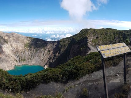Costa Rica 21 Tage - Vulkan Irazu mit Blick auf den Kratersee