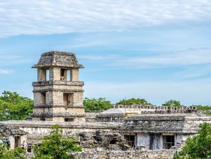Tikal Ruine im Dschungel