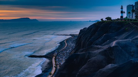 Peru Gruppenreise - Pazifikblick von Costa Verde aus