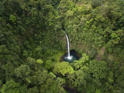 Costa Rica Rundreise 2 Wochen - Wasserfall und dichter Wald
