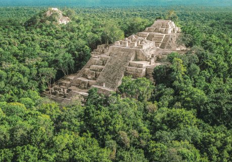 Yucatan Rundreise 2 Wochen - Mayastätte Calakmul im Dschungel