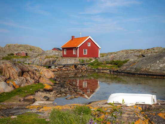 friedliche Schäreninsel
