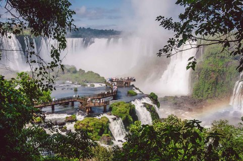 Gruppenreise Brasilien - Blick auf Wasserfälle