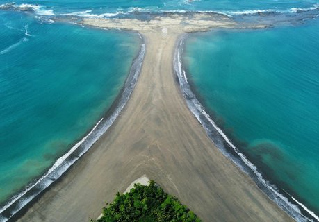 Osa Halbinsel - Blick auf die Küste in Form einer Walflosse