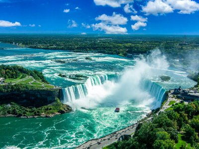 Niagara Wasserfälle von oben - Kanada Highlights