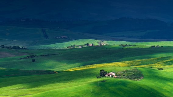 Dramatisches Licht auf einer Fotoreise in die Toskana
