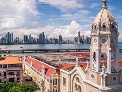 Die Skyline von Panama City.