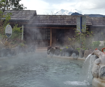 Ecuador & galapagos reise - dampfende Thermalquellen