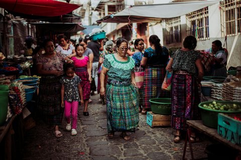 Guatemala Rundreise - Markt Maya